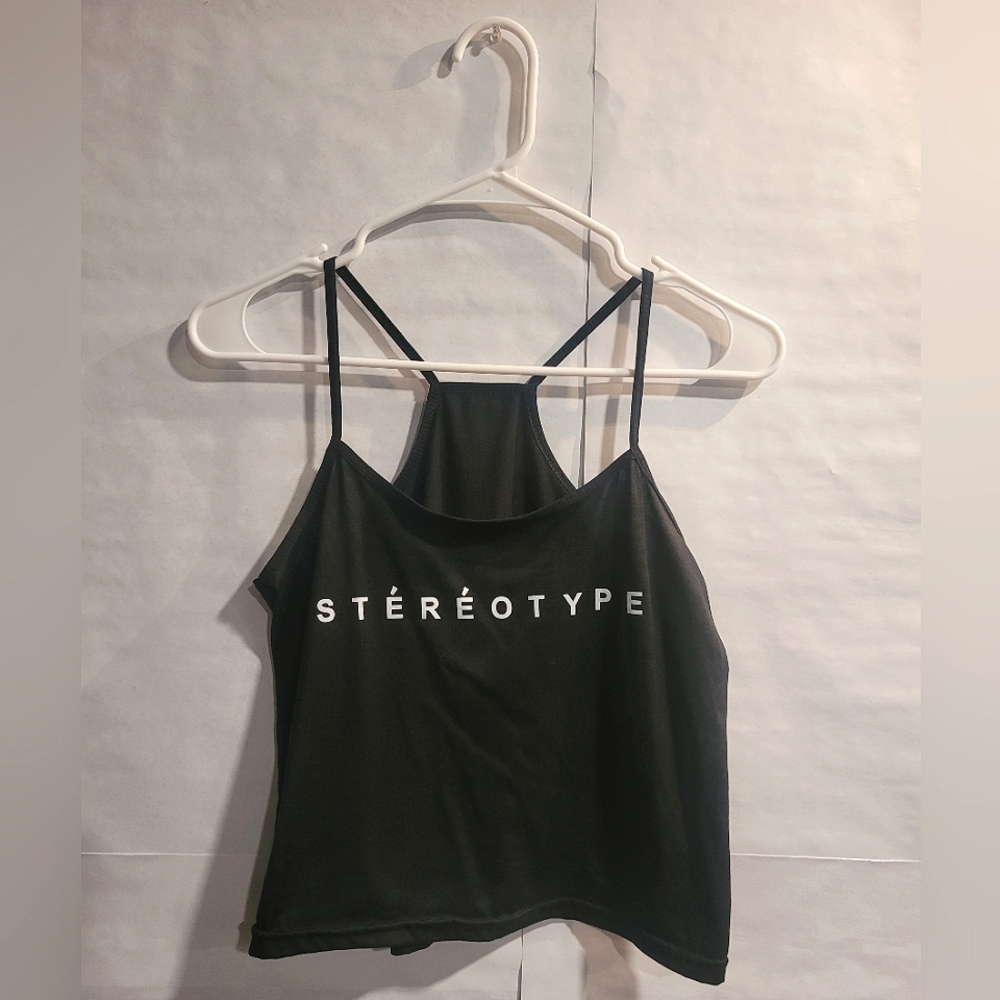Stereotype Black Tank